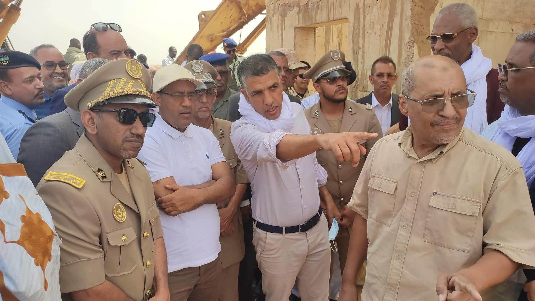 وزير الزراعة يزور مشروع الركبة بولاية لبراكنة ويتلقى شروحا من رجل الأعمال النائب المرابط الطنجي