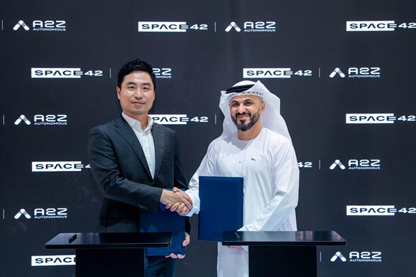 “سبيس 42″ و”أوتونوموس A2Z” توقعان اتفاقية بقيمة 7 ملايين دولار لنشر حلول التنقّل الذاتي في دولة الإمارات