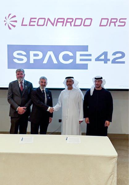 “سبيس 42″ و”ليوناردو دي آر إس” توقّعان مذكرة تفاهم لتطوير أنظمة مهام الأمن الوطني من الجيل التالي
